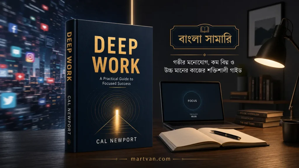 Deep Work বাংলা সামারি — গভীর মনোযোগে কাজ করার বিজ্ঞান