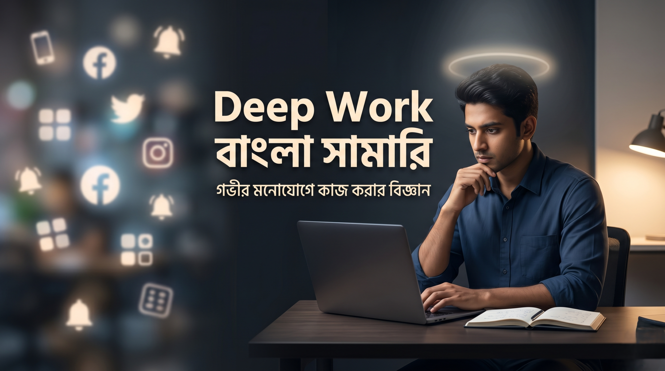 Deep Work বাংলা সামারি — গভীর মনোযোগে কাজ করার শিল্প