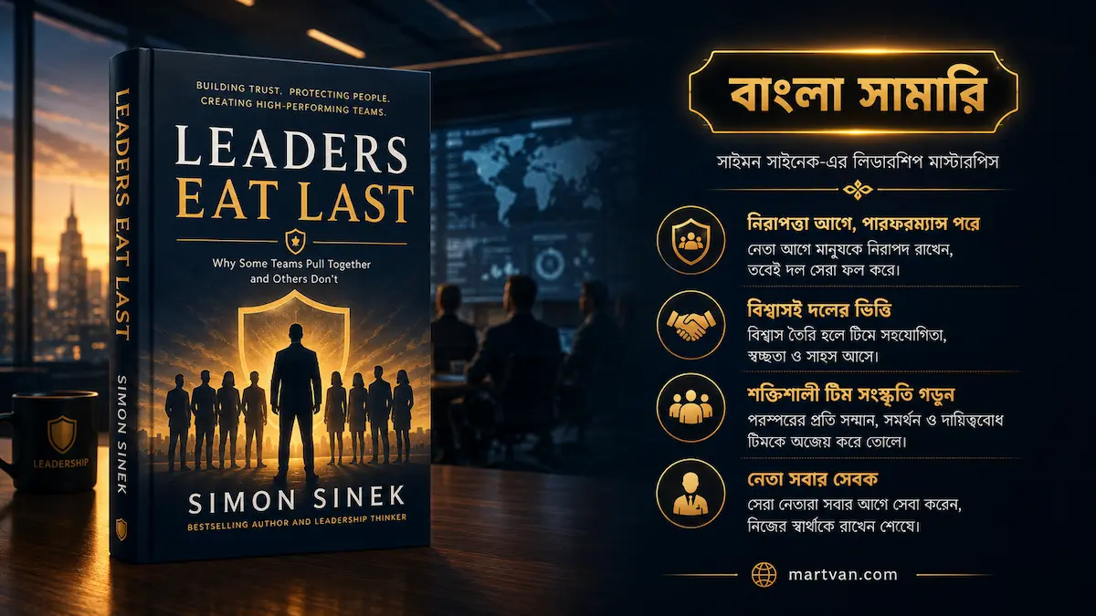 Leaders Eat Last Book Cover for Bangla Summary