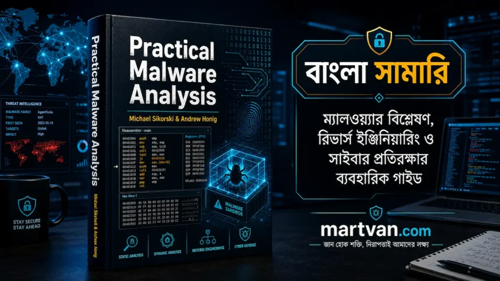 Pactical Malware Analysis Book Cover for Bangla Summary