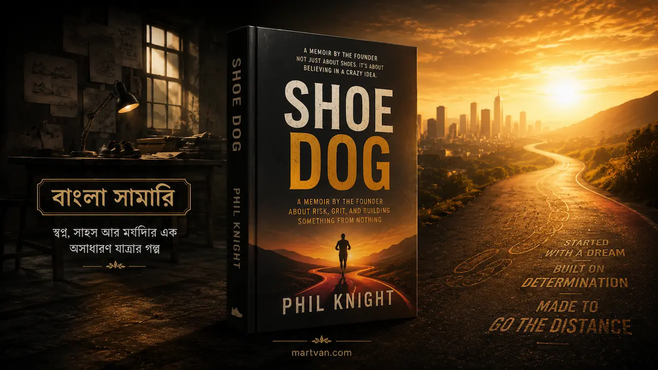Shoe Dog বাংলা সামারি — Phil Knight-এর Nike তৈরির অবিশ্বাস্য যাত্রার গল্প