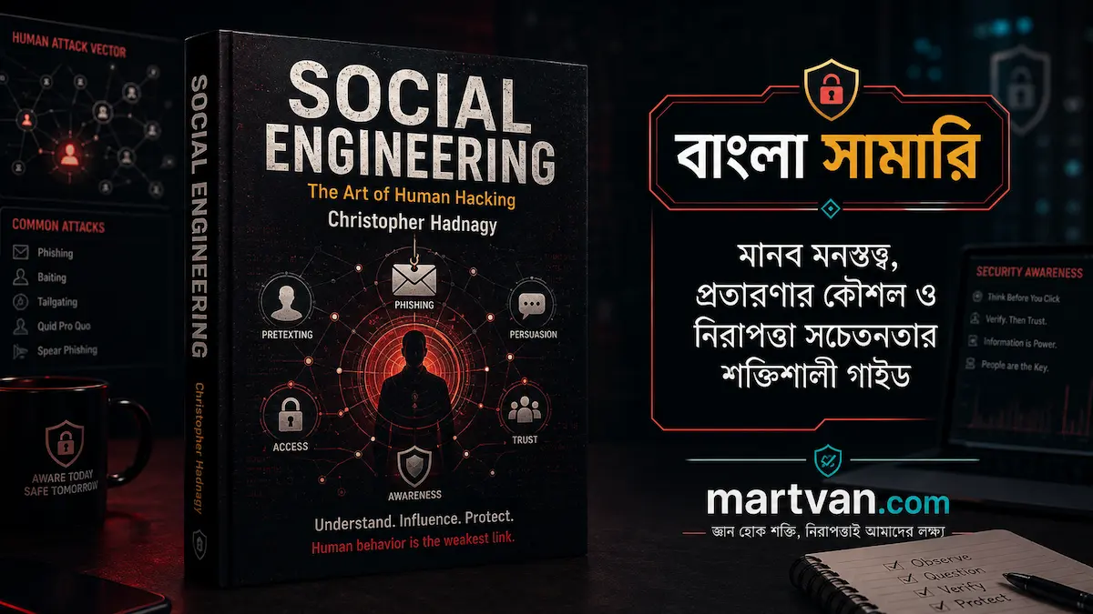 Social Engineering Book Cover for Bangla Summary