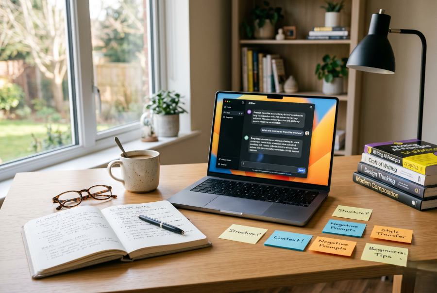 Writing AI Prompts For Dummies বাংলা সামারি — লেখকদের সৃজনশীল কর্মপরিবেশ