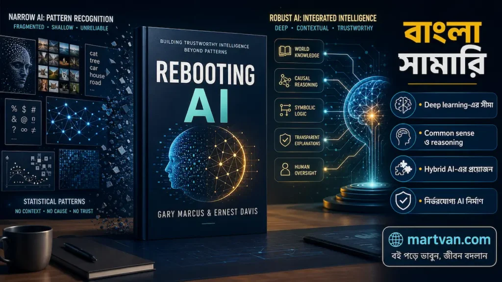 Rebooting AI বাংলা সামারি — Gary Marcus ও Ernest Davis-এর নির্ভরযোগ্য AI বিষয়ক বই