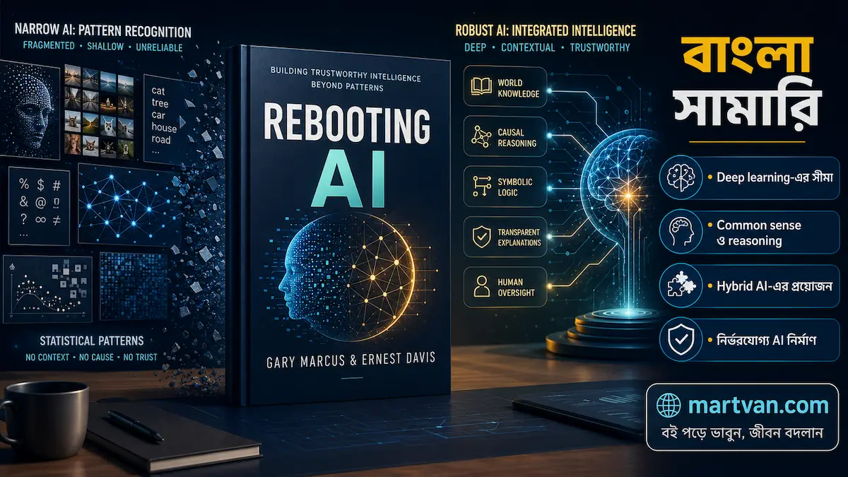 Rebooting AI বাংলা সামারি — Gary Marcus ও Ernest Davis-এর নির্ভরযোগ্য AI বিষয়ক বই